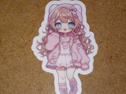 Girl new one cute vinyl laptop sticker no refunds regular mail only