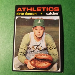  1971 Topps Vintage Baseball Card # 178 - DAVE DUNCAN - A'S - NRMT/MT