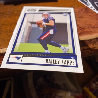 2022 panini score Bailey zappe rookie football card 