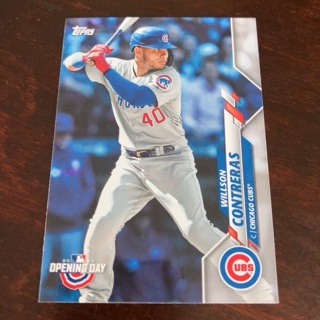 2020 Topps Opening Day - [Base] #24.1 Willson Contreras (Batting)