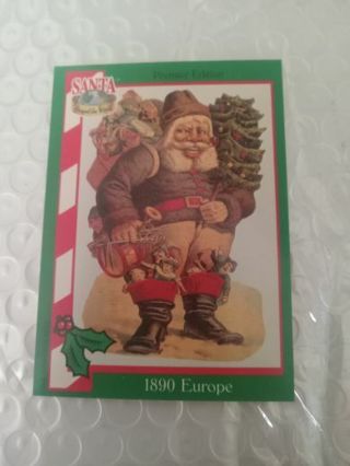 Santa Around The World Card