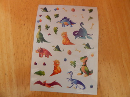 Fun new stickers.   DINOSAURS stickers ~~ So cute!!
