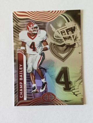 University of Georgia Bulldogs Champ Bailey Football Card