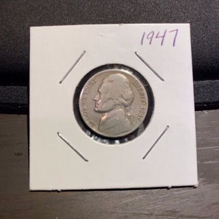 1947 JEFFERSON MEMORIAL NICKEL 