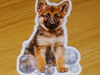 Dog Cute one new nice vinyl lab top sticker no refunds regular mail high quality!