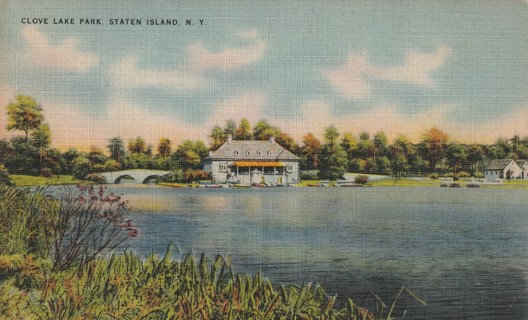 Vintage Used Postcard: 1948 Clove Lake Park. Staten Island, NY