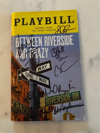 Between Riverside & Crazy Signed Playbill