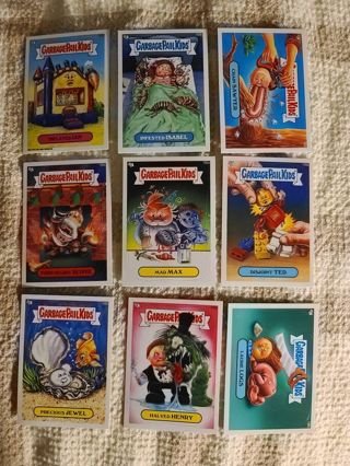 9 Garbage Pail Kids gpk