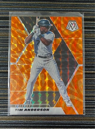 Tim Anderson 2021 Mosaic orange PRIZM