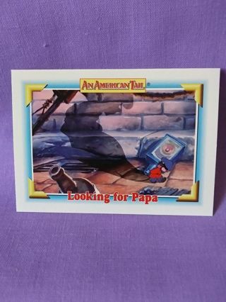 An American Tail Trading Card #118