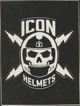 icon helmets sticker