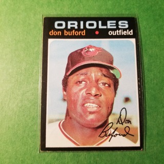 1971 Topps Vintage Baseball Card # 29 - DON BUFORD - ORIOLES - EXMT/NRMT