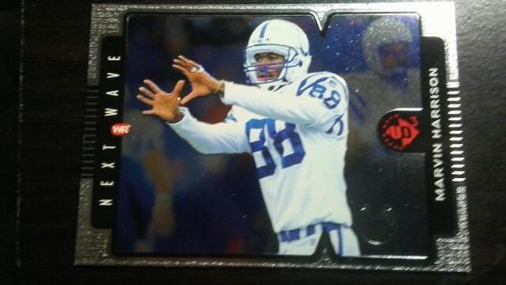 1998 UPPER DECK NEXT WAVE MARVIN HARRISON INDIANAPOLIS COLTS FOOTBALL CARD# NW36