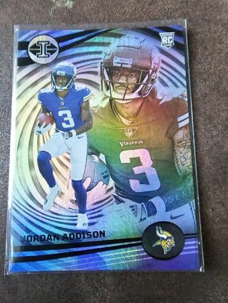 Jordan Addison Rookie card