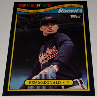 1991 ⚾ Topps Toys R Us Collectors Edition Ben McDonald #23 ⚾ Baltimore Orioles
