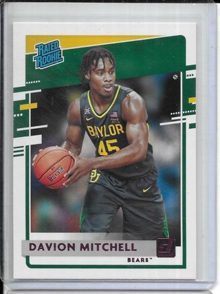 Davion Mitchell 2021-22 Chronicles Draft Donruss Pink #35