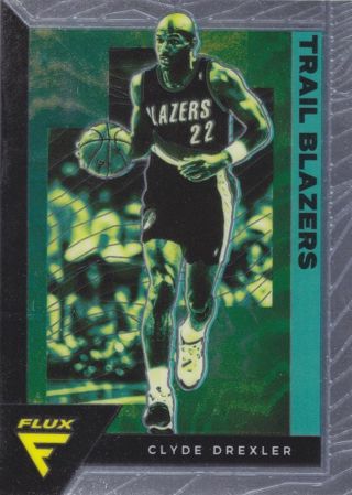 Clyde Drexler 2020-21 Panini Flux Portland Trail Blazers