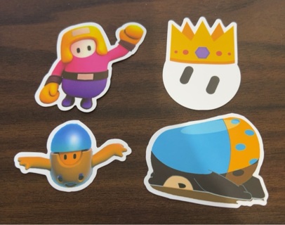 The fall guts stickers 