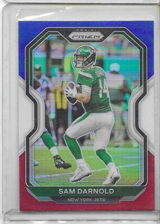 Sam Darnold 2020 Prizm Prizms Red White & Blue #28