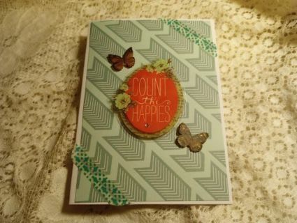 Hand crafted greeting card