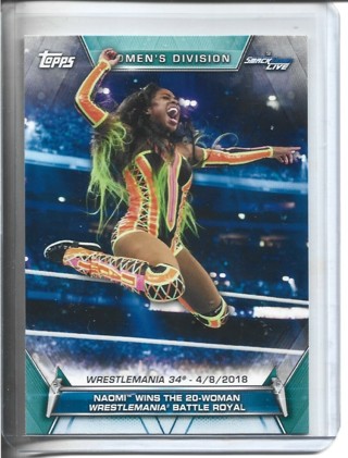 2019 Topps WWF/WWE Naomi Card #67 