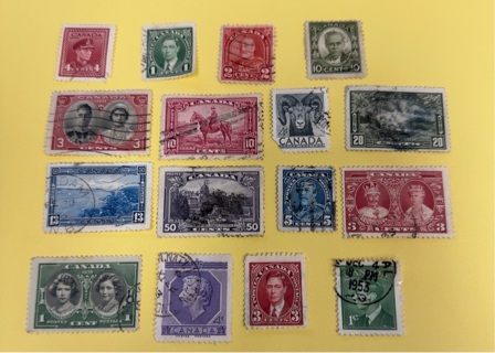 Canada stamp lot