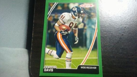 2007 TOPPS TOTAL RAHIED DAVS CHICAGO BEARS FOOTBALL CARD# 194