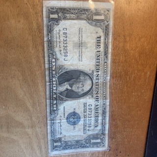 US 1$ Silver Certificate