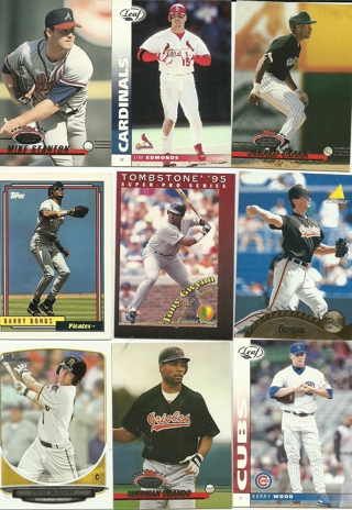 1992-2013 Baseball Cards: Bonds, Gwynn, McGuire,Stanton, Brown, Clark, Edmonds, Wood, & More 