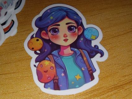 Cute one vinyl sticker no refunds regular mail only Very nice quality!