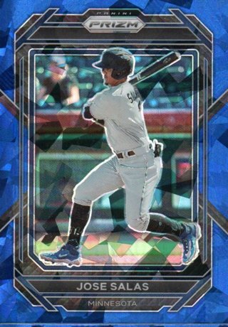 2023 Panini Prizm Jose Salas Blue Ice