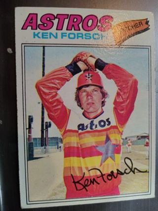 1977 TOPPS KEN FORSCH HOUSTON ASTROS BASEBALL CARD# 21