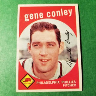 1959 - TOPPS BASEBALL CARD NO. 492 - GENE CONLEY - PHILLIES