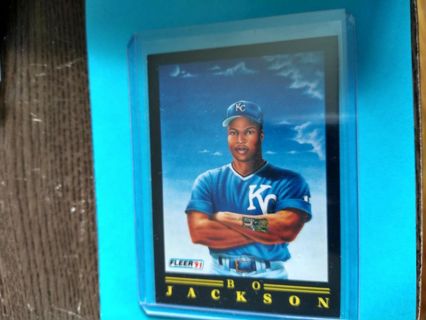 Bo Jackson Fleer 1991 Insert