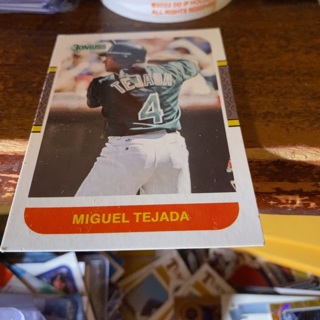 2021 donruss retro Miguel tejada baseball card 