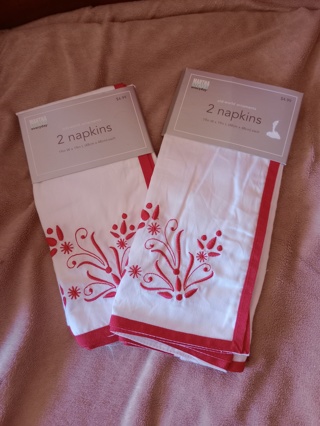 Two packs of Reusable Napkins