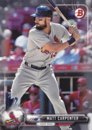 Matt Carpenter 2017 Bowman St. Louis Cardinals