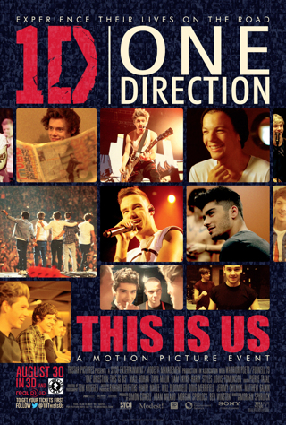  "One Direction This is Us" SD "Vudu or Movies Anywhere" Digital Movie Code