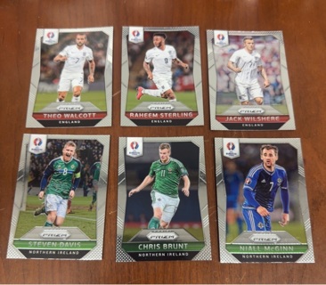 2016 Panini Prizm euro soccer lot