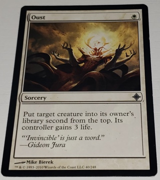 MTG ✨ Oust - (U) 40/248 Rise of the Eldrazi (ROE)  ✨ Magic the Gathering (2010)