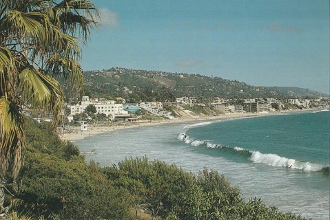 Vintage Unused Postcard: ginz: Greater Los Angeles, CA, Laguna Beach