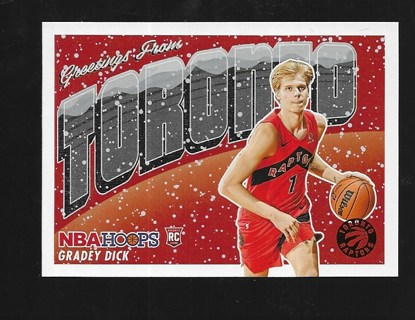 2023 HOOPS GRADEY DICK ROOKIE INSERT