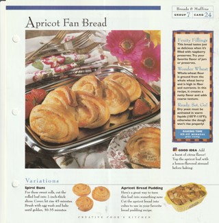 Making Breads & Muffins Leaflet: Apricot Fan Bread