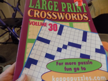 Large Print Crosswords Vol. 30