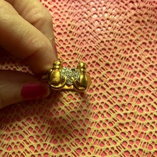 Gold looking Cat ring sz/8?