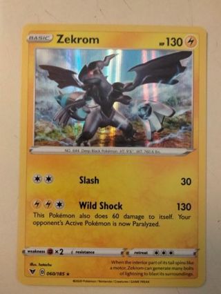 Zekrom 060/185 rare holo nm pokemon