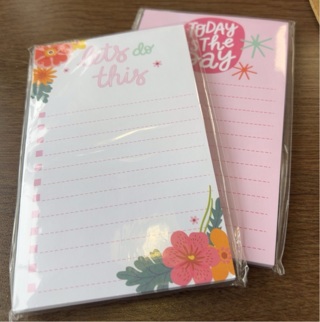 Two notepads 
