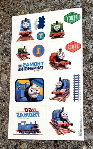 THOMAS THE TRAIN AND FRIENDS TEMPORARY TATTOOS 