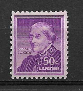 1958 Sc1051 50¢ Susan B. Anthony MNH
