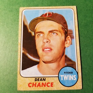 1968 - TOPPS BASEBALL CARD NO. 255 - DEAN CHANCE - TWINS